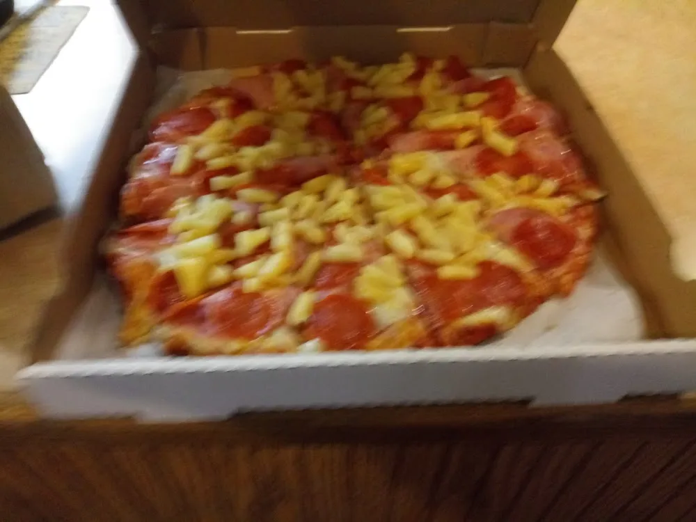 Canadian Bacon and Pineapple with Pepperoni